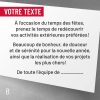 Texte de Noël