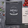 Menu restaurant